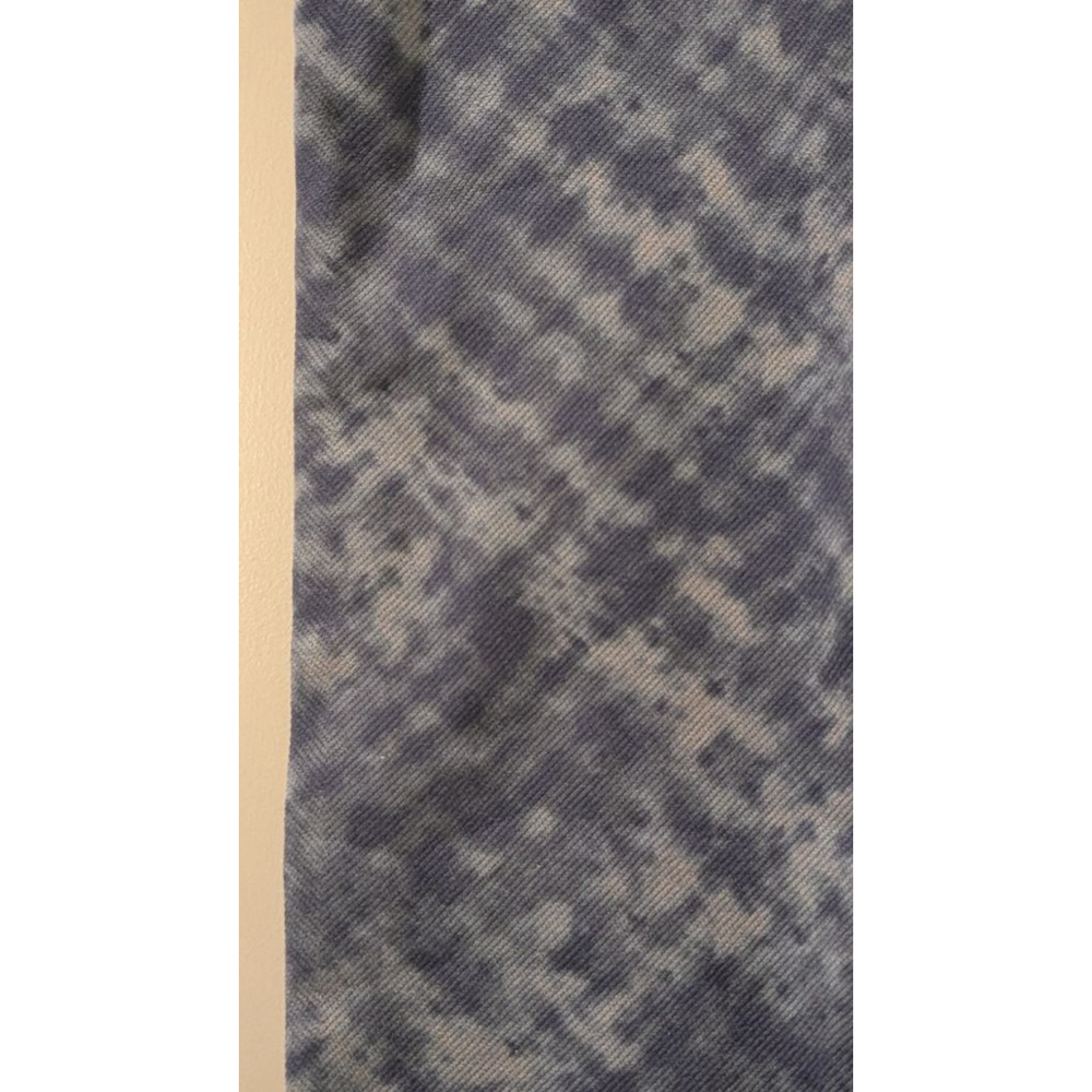 Women's SPANX Blue and White Tie-Dye Cropped Leggings S - Picture 2 of 6